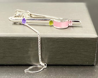 Tie Clip The Pink Gem - Zegami Men