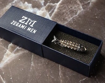 Fish Tie Clip - Zegami Men