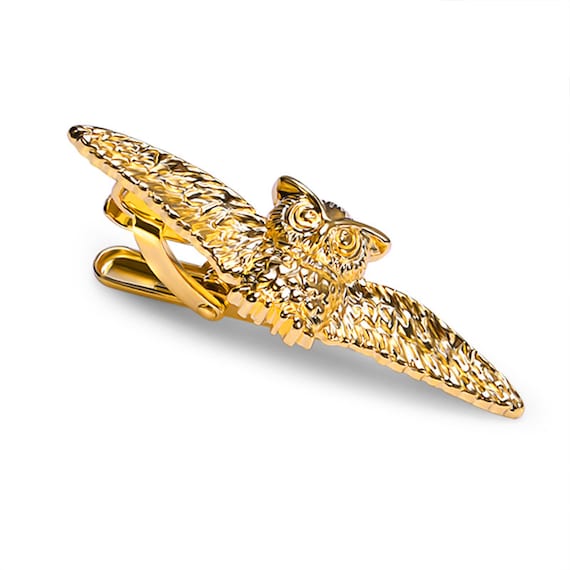 owl tie clip