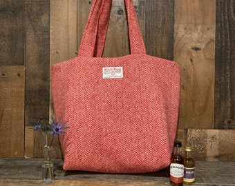Harris Tweed tote tas