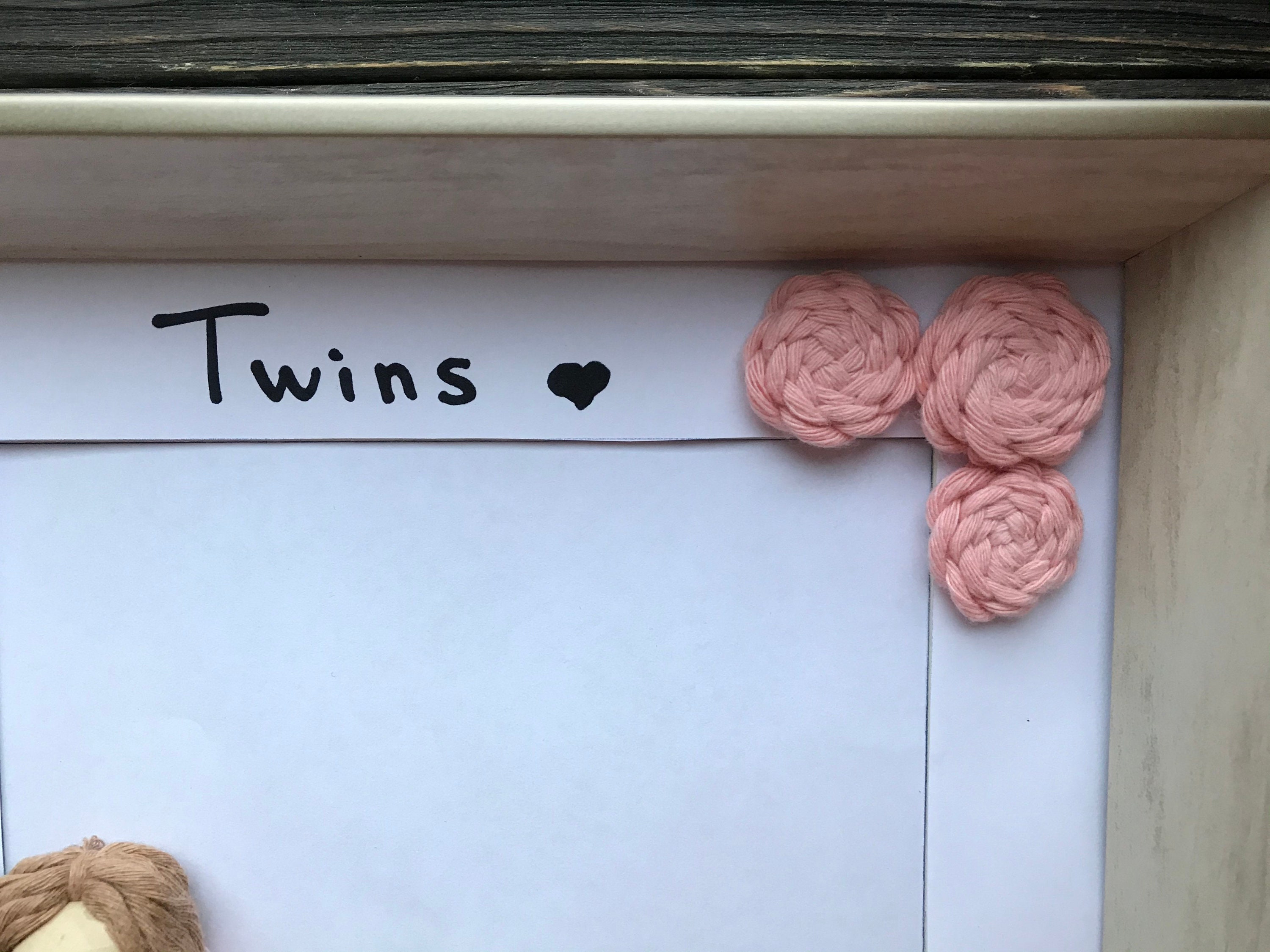 Girls Twins photo Frame Twins picture frame Sisters photo Etsy