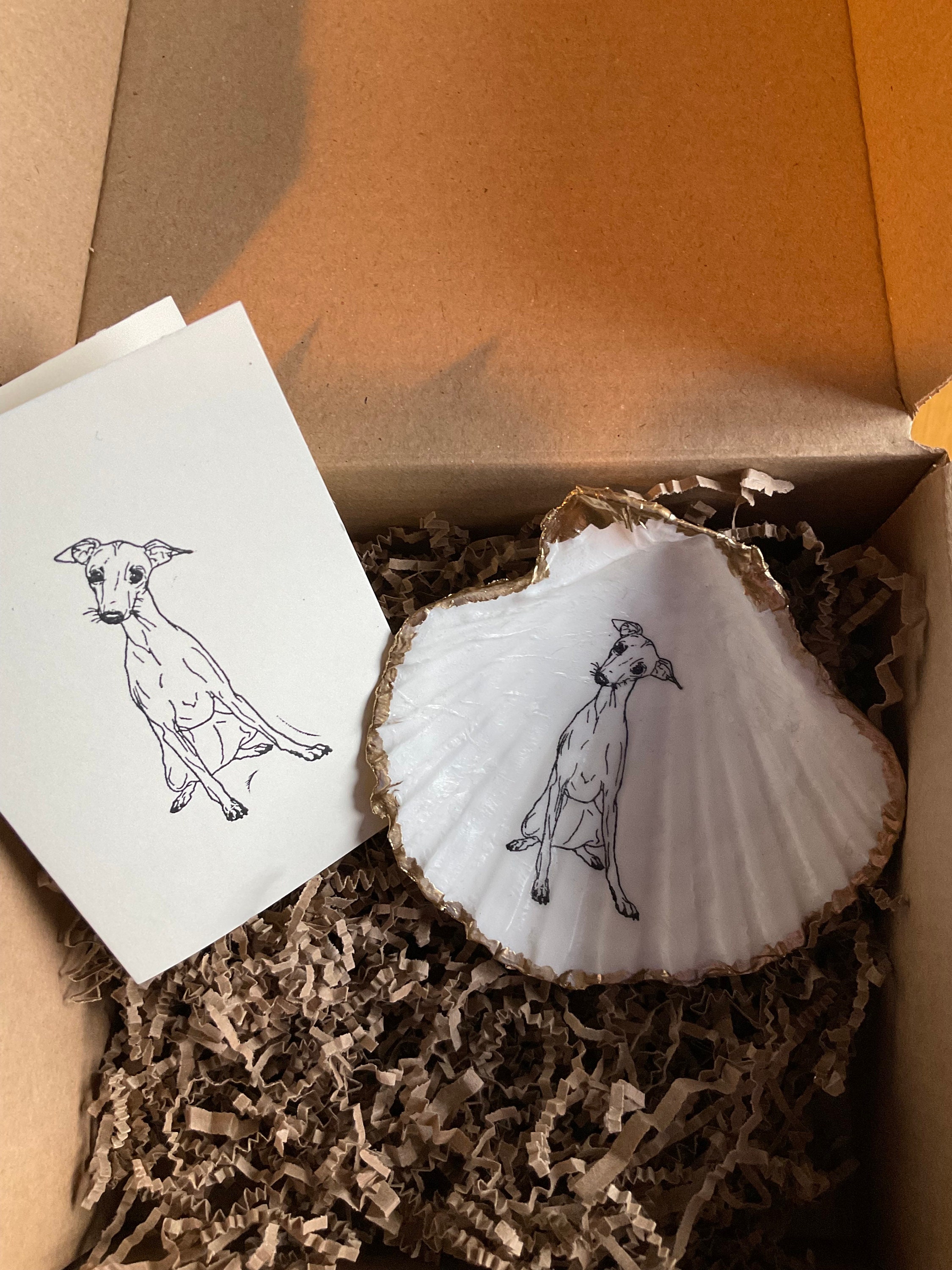 Hand Decorated and Painted Whippet / Italian Greyhound /sighthound ...