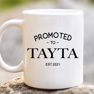 Pregnancy Announcement ,TAYTA,TAITA, Dad, Grandpa, Great Grandpa, Pregnancy Reveal, Great Grandpa Gift, , With Custom Estimate year