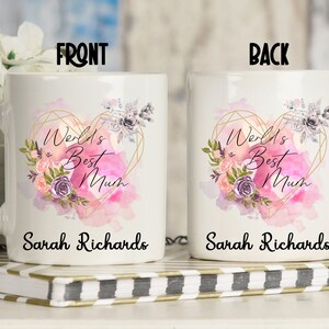 World&#39;s Best Mum Mug, Mothers Day Gift Mug, Cute mum mug, Gift for Mum, Perfect gift for Mum, personalised mug