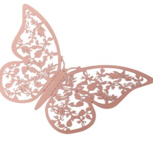 Rose Gold Butterfly 12 Pcs 3D Butterfly Wall Decor for Home | Etsy