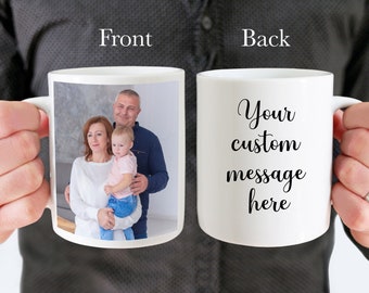 Personalised Photo Mug, Personalised Picture Mug, Image Printed Coffee Mug, Custom Coffee Mugs, personalised message Mugs, Custom text Mug