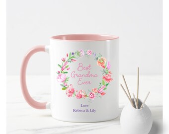 Best Grandma Ever Mug, Best Granny Mug, Grandma Birthday Gift Mothers Day Australia, Customised Mug, Personalised Gift