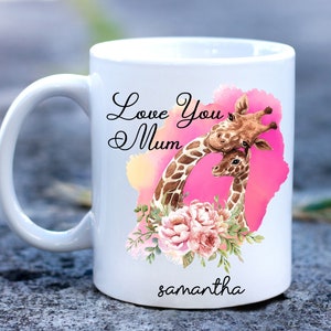I Love You Mum Mug, Mothers Day Gift Mug, Cute mum mug, Gift for Mum, Perfect gift for Mum, personalised mug