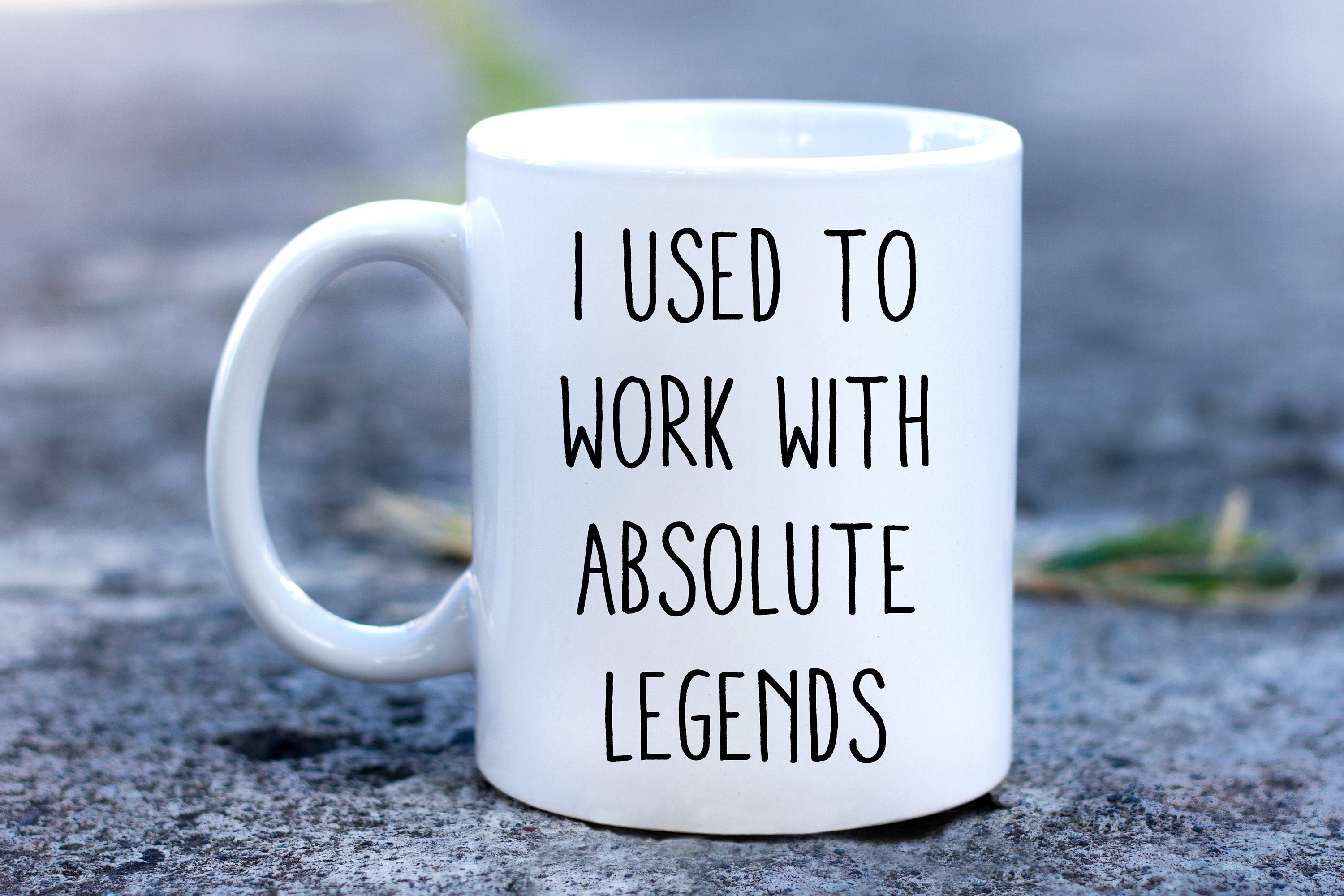 Farewell Office Gift, Coworker Leaving Mug, I Used To Work With Legends, Leaving Office Present, Gift For Colleagues, Retirement Gift