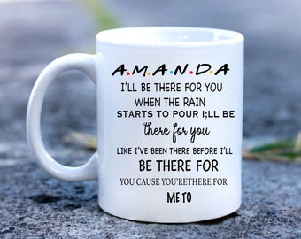Personalised Name FRIENDS 11oz Gift Ceramic Creative Coffee Tea Cup The One Where mug,