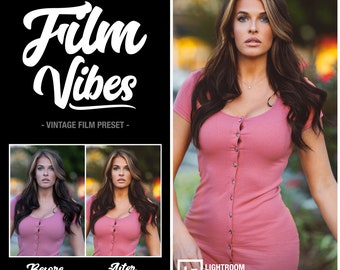 Film Vibes - Canon EOS R Vintage Portrait Film Lightroom Preset