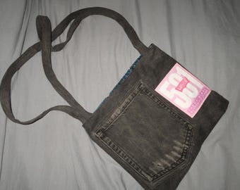 Denim tote bag