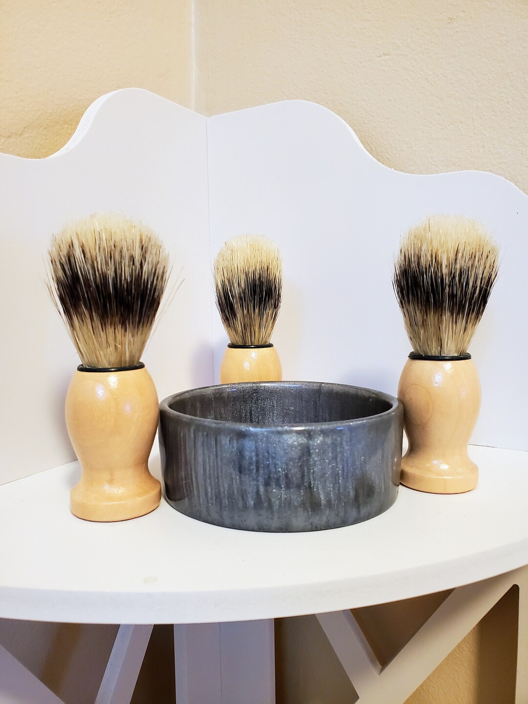Shave Bowl/ Shave Set/ Shave Bowl and Brush/ Shave Brush/ Etsy