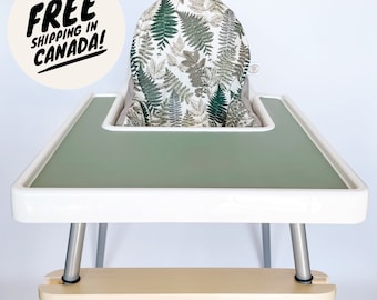 Sage Green Placemat for IKEA Antilop Highchair