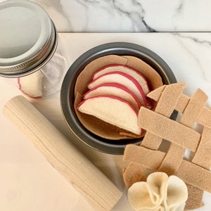 Toy Pie Making Set - Felt Foods