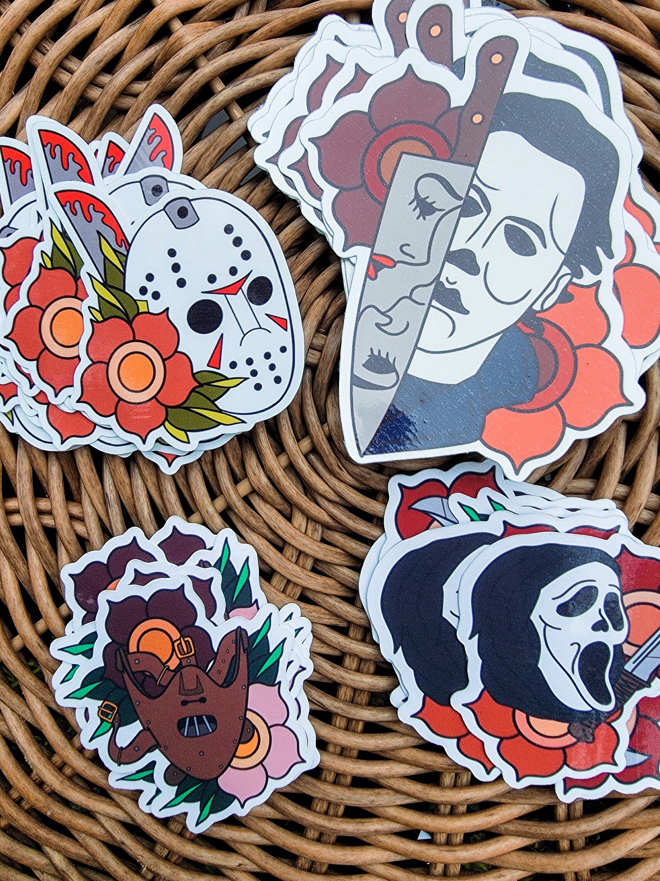Jason Friday the 13th | Michael Myers | Halloween | Glossy Sticker | …