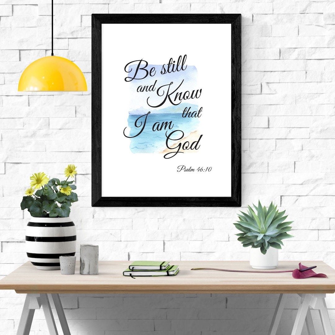 Scripture Wall Art Printable, Christian Printable Wall Art, Printable ...