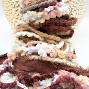 OLD DIRT ROAD Fiber Pack Yarn Sari Bundle 18 Unique yards total (1 yards of each)