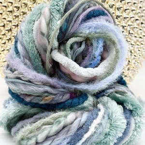 RIVERMIST Yarn Sample Bundle: 19 Unique Fiber Yarns,x 1 yard each Macrame Weaving Slow Stitch