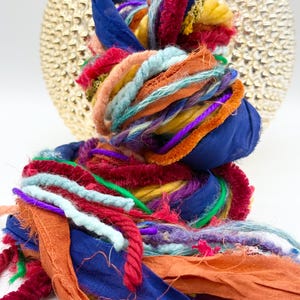 PHOENIX Fiber Pack Yarn Sari Bundle 19 yards total (1 yards of each)