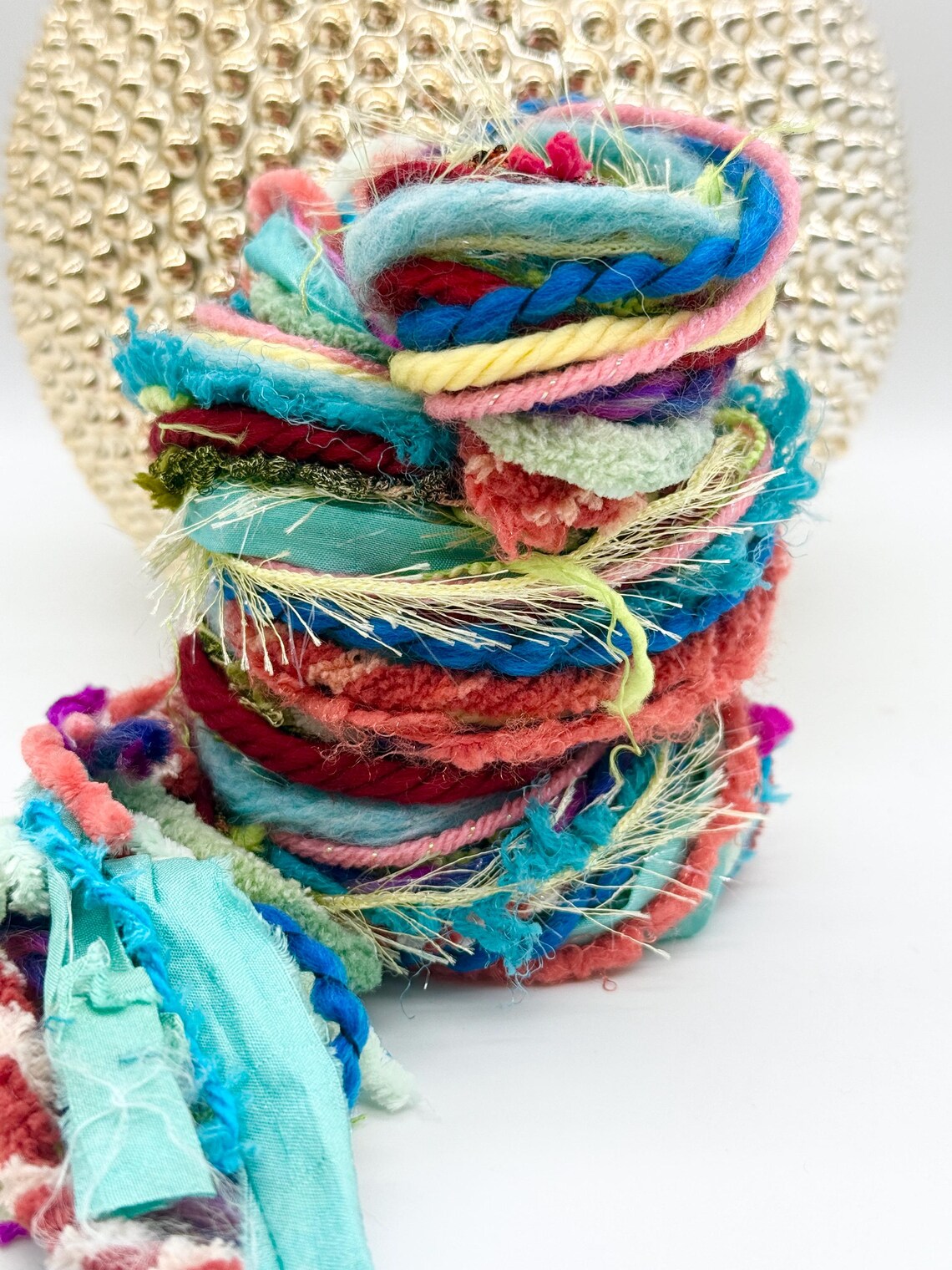 Yarn Rill Sample CORAL REEF Yarn Sample Bundle: 19 Unique Fiber Yarns,x 1 Yard Each - Etsy