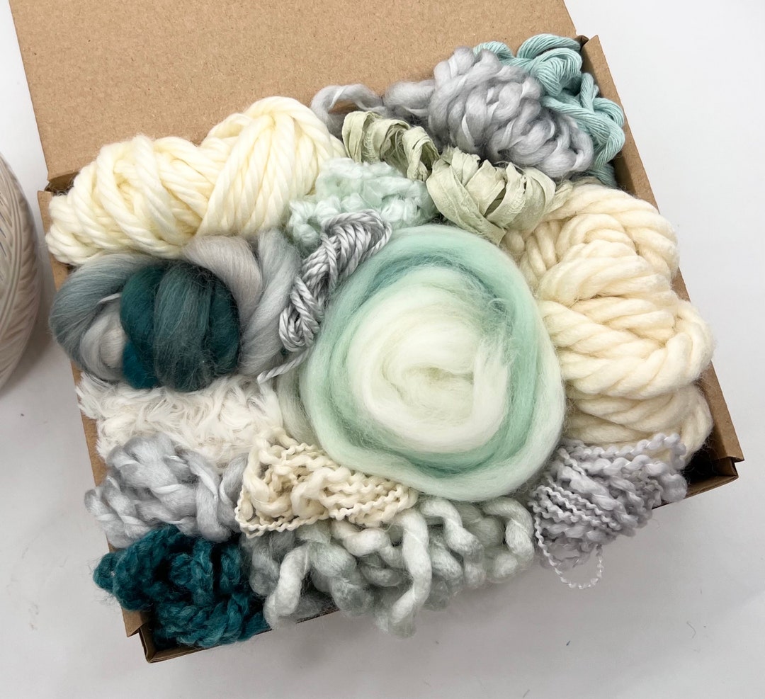 Fiber Art Supply Yarn Sample Bundle Over 30 Yards Hand Etsy