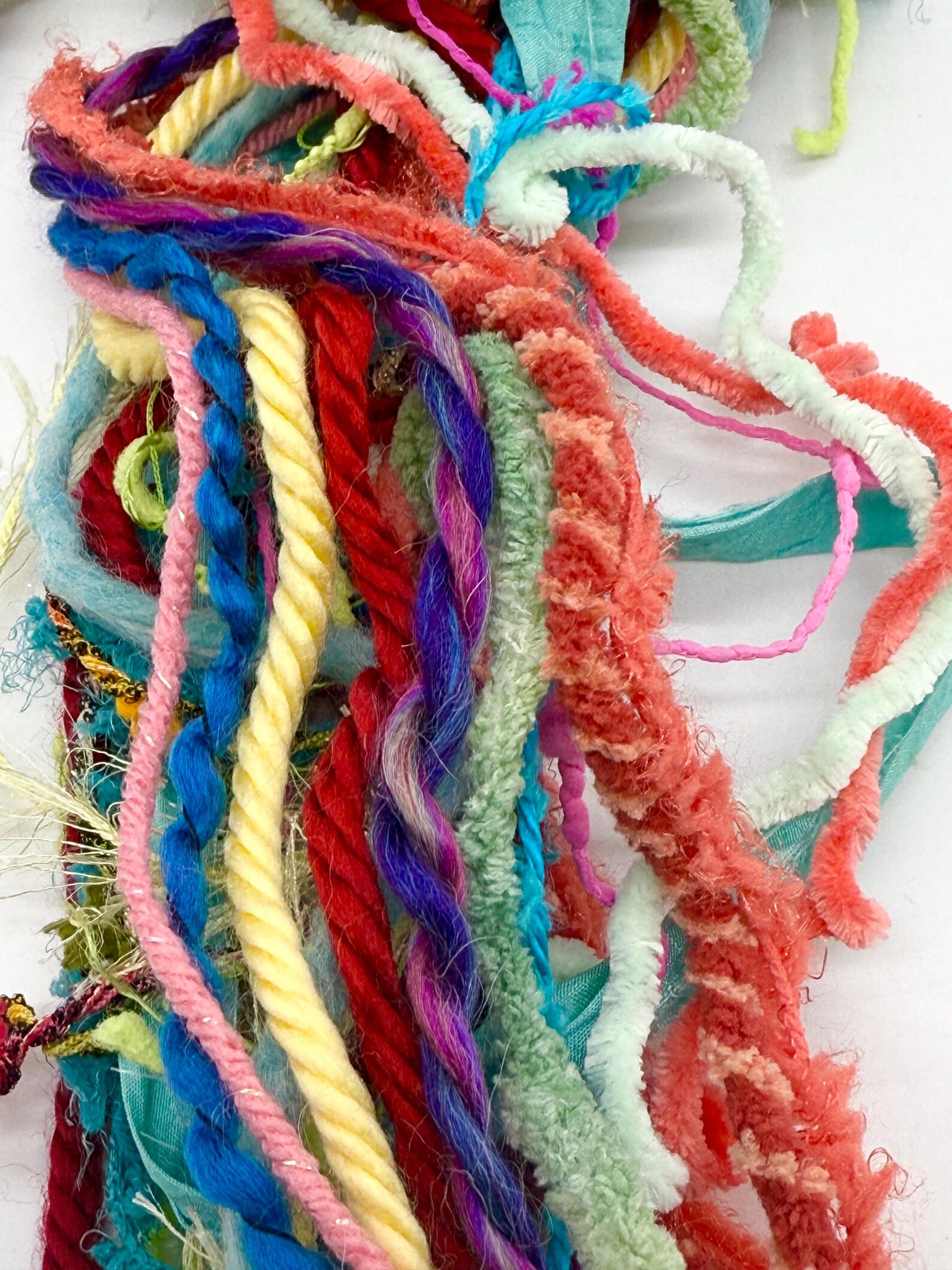Yarn Rill Sample CORAL REEF Yarn Sample Bundle: 19 Unique Fiber Yarns,x 1 Yard Each - Etsy