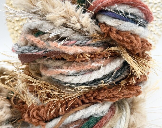 Yarn Rill Sample HARVEST WATCH Yarn Texture Sample Bundle: 18 Unique Fibers 1 Yard Each ...