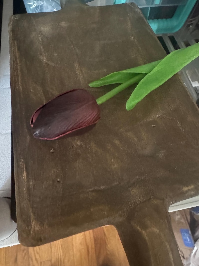 primitive faux tulips image 16