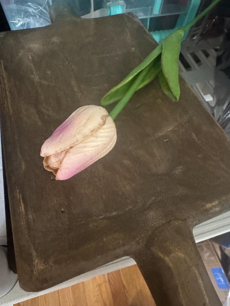 primitive faux tulips image 7