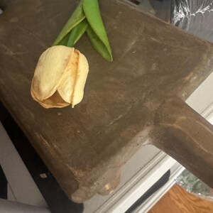 primitive faux tulips 3. Yellow