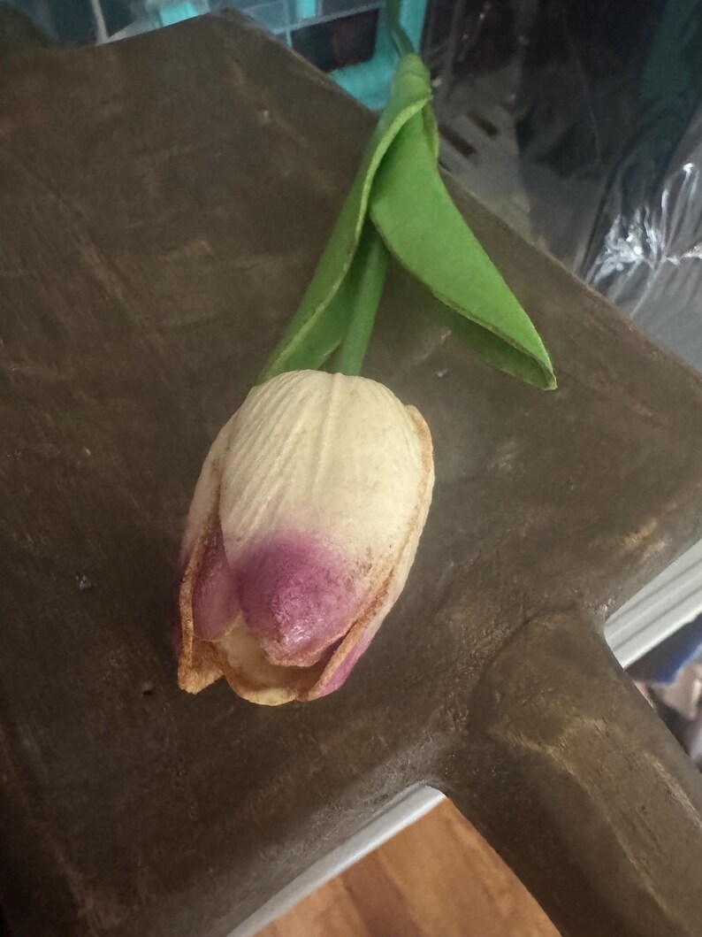 primitive faux tulips image 8