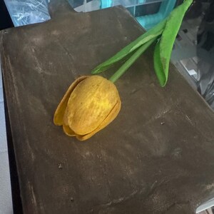 primitive faux tulips image 13