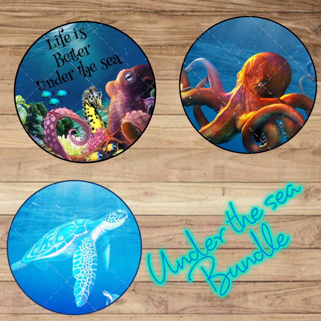 Under the Sea Sublimation Bundle Sublimation Wreath Center - Etsy