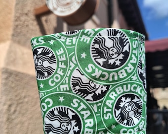 Starbucks Reversible Kaffeewärmer, Kaffeehaus-Café handgemachte Getränkewärmer