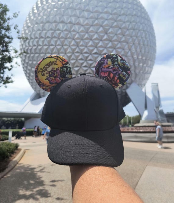 Journey Into Imagination Baseball Hat Mickey Ears, Figment Mickey Ears on  Hat, Epcot Figment Mickey Ears, Mickey Baseball Hat Mouse Ears