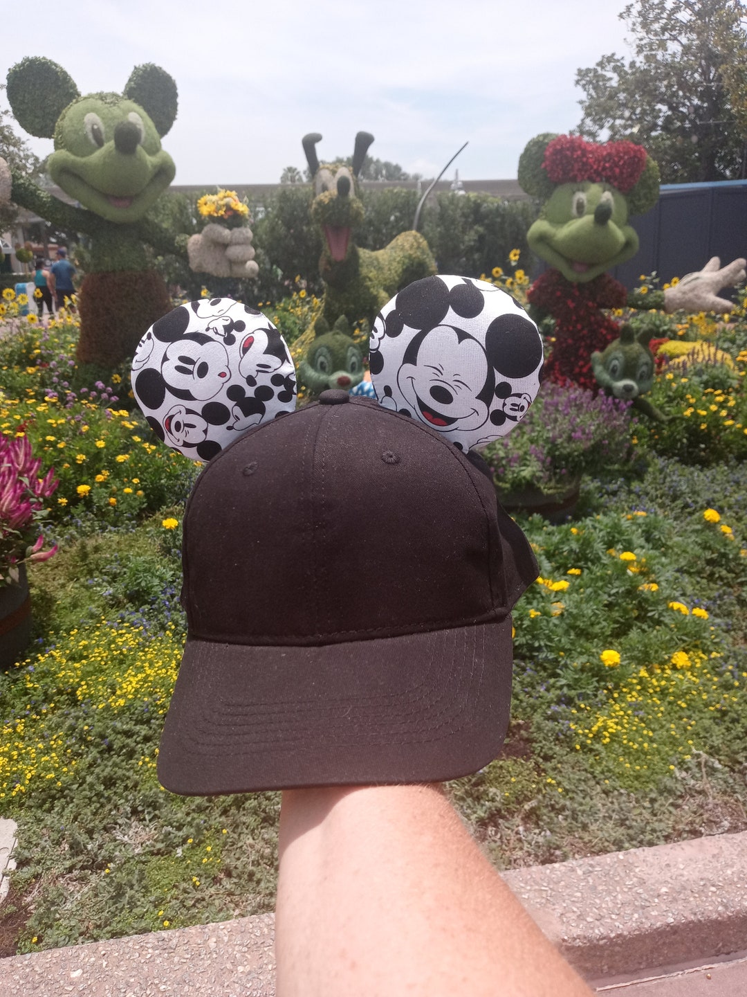 Mickey Mouse Baseball Hat Ears Mickey Baseball Cap Ears Etsy