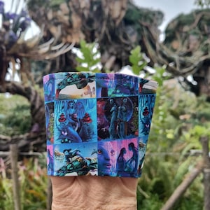 Avatar Coffee Cozy, Java Jacket, Animal Kingdom Coffee Cozy, Flight of Passage Cozy, Feather Drink Sleeve, Magic Kingdom Coffee Cozy