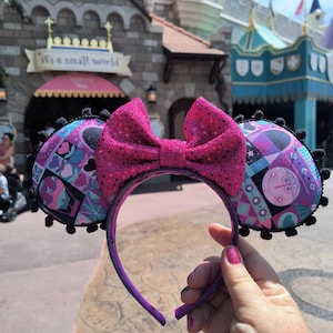 It&#39;s a Small World Mickey Ears, Magic Kingdom Mouse Ears, Disneyland Mouse Ears, Mouse Ears, Fantasyland Mickey Ears, Headband Mickey Ears