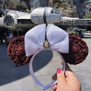 Princess Leia Mickey Ears, Star Wars Mickey Ears, Hollywood Studios Mouse Ears, Disneyland Mickey Ears, Galaxy's Edge Mouse Ears, Headband