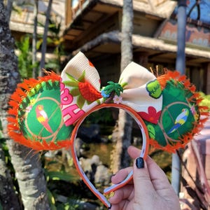 Enchanted Tiki Room Mickey Ears, Adventureland Mickey Ears, Disneyland Mouse Ears, Magic Kingdom Mouse Ears, Disney Attractions Mickey Ears