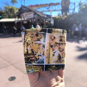 Indiana Jones Coffee Cozy, Star Wars Coffee Cozy, Raiders of the Lost Ark Cozy, Temple of Doom Coffee Cozy, Hollywood Studios Coffee Cozy
