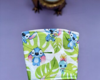 Stitch Handmade Reversible Drink Cozy,Scrump Coffee Cozy