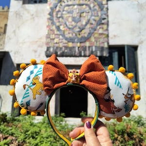 The Lion King Handmade Mickey Ears, Animal Kingdom Mouse Ears