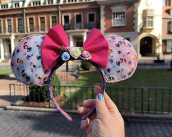 Mary Poppins Mickey Ears, Epcot United Kingdom Mickey Ears, Magic Kingdom Mouse Ears, Disneyland Mouse Ears, Magical Nanny Mickey Ears