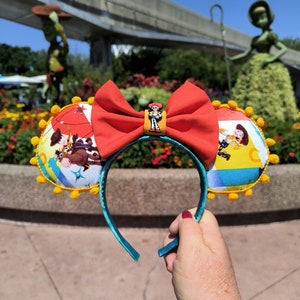 Jessie Mickey Ears, Hollywood Studios Mickey Ears, Woody Mickey Ears, Toy Story Mickey Ears, Toy Story Land Mickey Ears, Magic Kingdom Ears