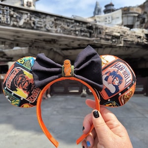 Star Wars Mickey Ears, Hans Solo Mouse Ears, Hollywood Studios Mickey Ears, Luke Skywalker Mickey Ears, Chewbacca Mickey Ears, Headband Ears