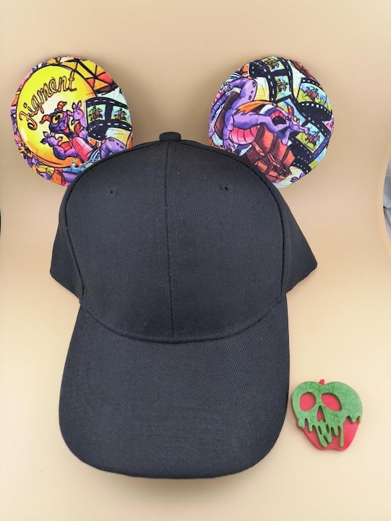 Journey Into Imagination Baseball Hat Mickey Ears, Figment Mickey Ears on  Hat, Epcot Figment Mickey Ears, Mickey Baseball Hat Mouse Ears