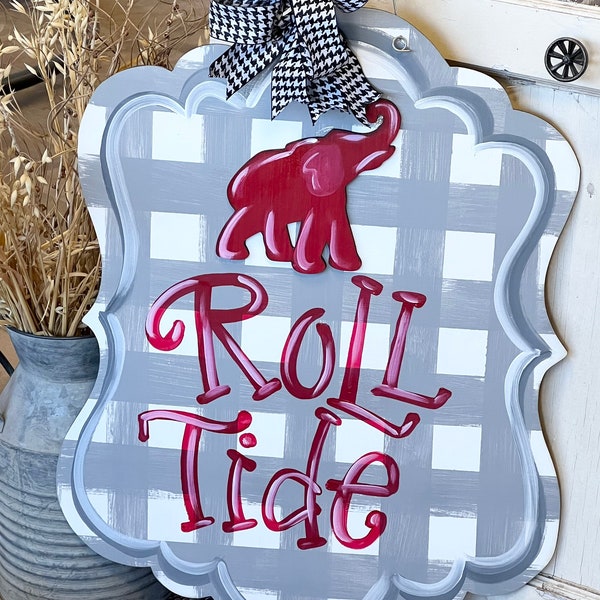 Alabama Tide Doorhanger