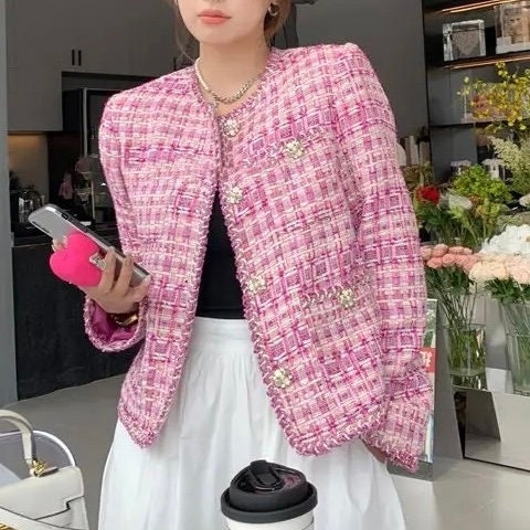 Pink Tweed Jacket 